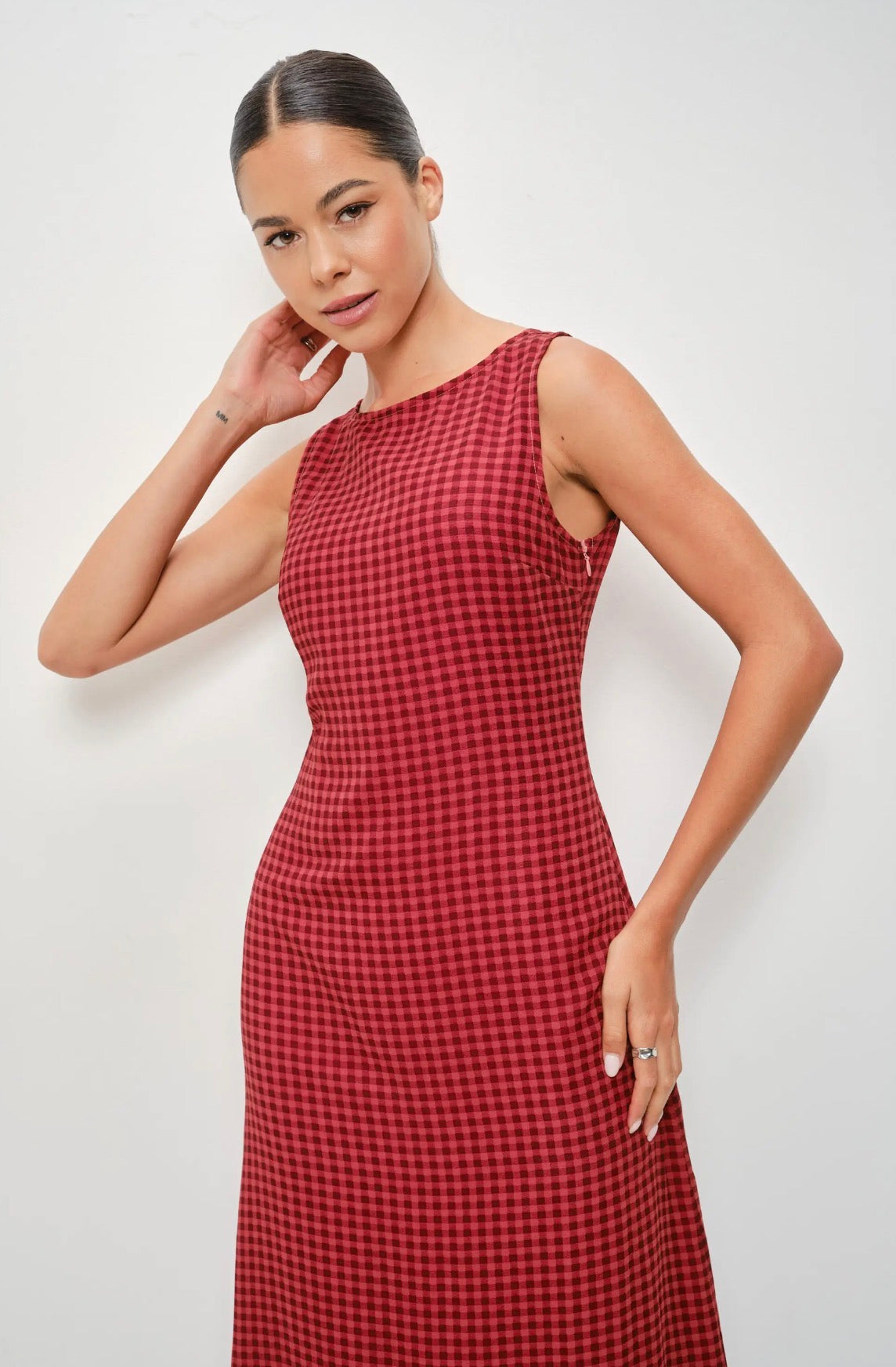 Aella Gingham Maxi Dress *Preorder*