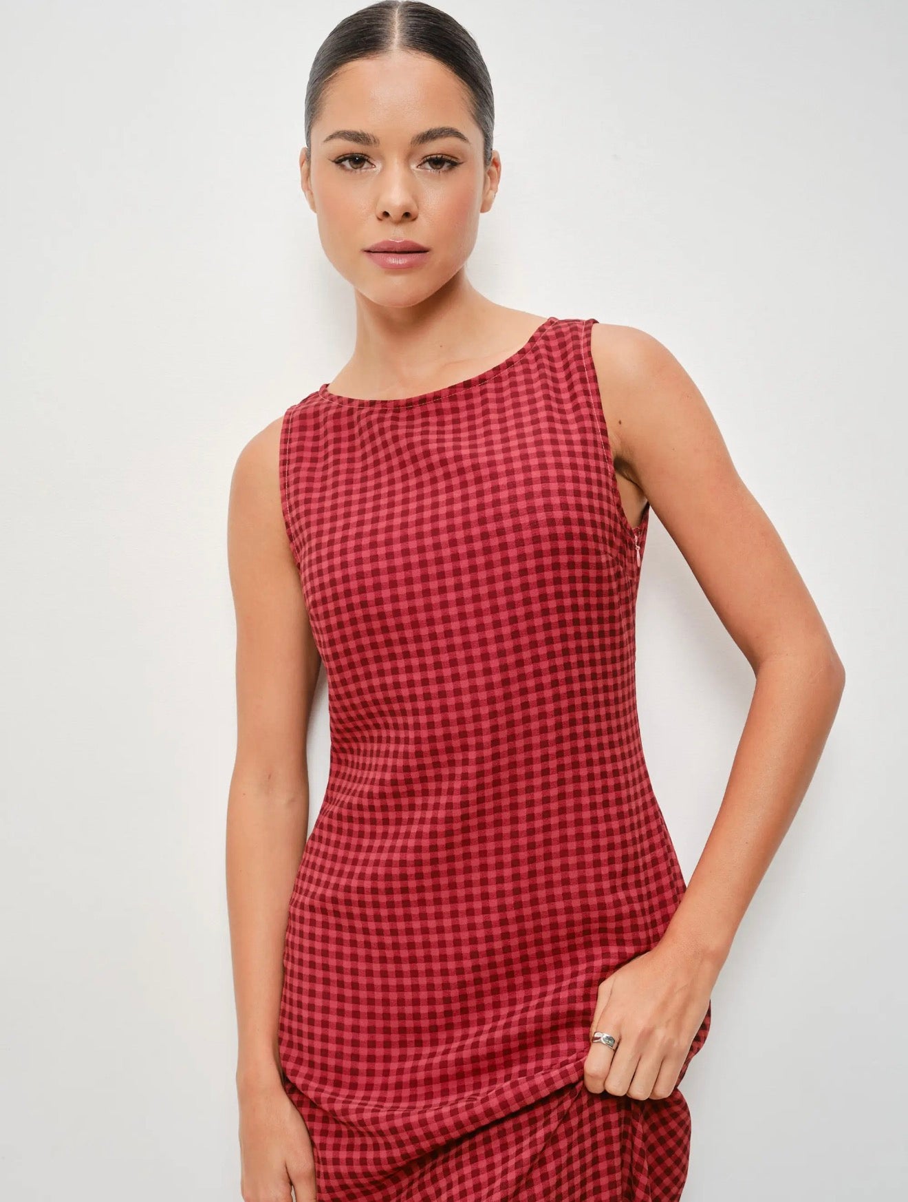 Aella Gingham Maxi Dress *Preorder*